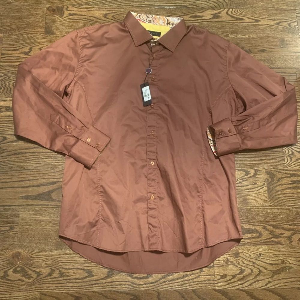 Envy Copper Button Down Long Sleeve size 4XL NWT